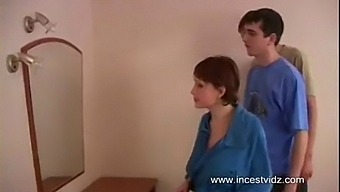 Russian Teenager Enjoying Time With Her Brothers While Pregnant