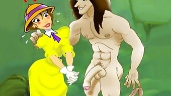 Famous Cartoon Characters In A Wild Orgy