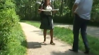 A Dutch Housewife Gets Fucked In The Woods