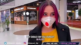 Russian Beauty Gives A Risky Blowjob In A Changing Room For A Big Mac - Public Agent Pickup And Fuck Student In A Mall