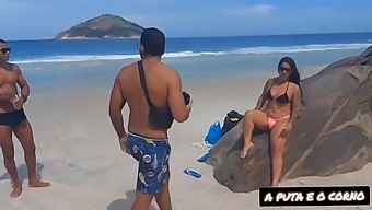 Nudism Beach Photo Shoot Turns Into Passionate Encounter With Two Black Models