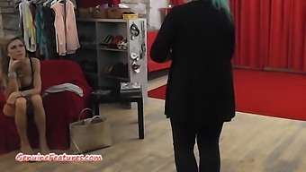 Czech Milf'S Revealing Backstage Chat And Seductive Strip Show