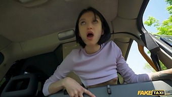 Brunette Teen Gets Banged By A Taxi Driver In A Hardcore Fucking Session