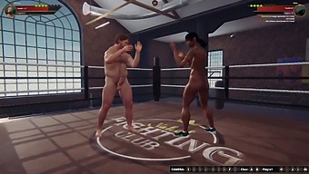 Ethan And Dela In A 3d Nude Fight