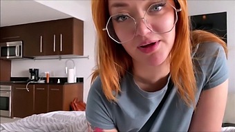 Alex Adams' Big Cock Gets A Deep Throat From Redhead Step Sister - Emma Magnolia