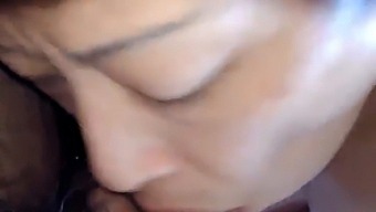 Amazing Oral Skills Displayed By A Stunning Mature Woman