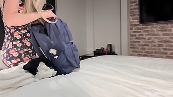 A Hotel Room Shared By A Stepmom And Stepson In A Taboo Encounter