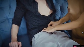 Young And Beautiful Teen Covered In Semen