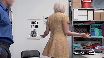Police Officer Vigorously Pleasures Voluptuous Milf In His Workplace