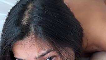 Asian Beauty Gets Her Pussy Filled With Cum And Facial