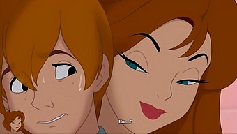 A Brunette Milf Engages In Sexual Activity With Her Daughter'S Caucasian Partner.