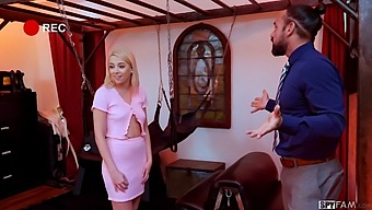 Madison Summers Memenuhi Fantasi Ruang Bawah Tanah Ayah Tirinya Dengan Gairah Dan Intensitas Yang Nakal.
