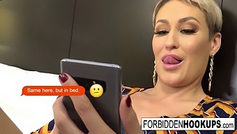 Milf With Big Boobs Gets Her Pussy Finger Fucked And Facefucked